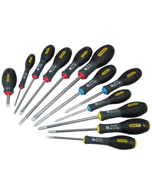 Zdjęcie: Wkrętak Fatmax zestaw 12 szt. PŁ+PH+PZ STANLEY
