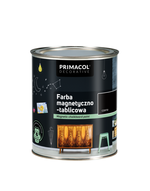 Zdjęcie: Farba magnetyczno - tablicowa 2w1 0,75 L PRIMACOL DECORATIVE