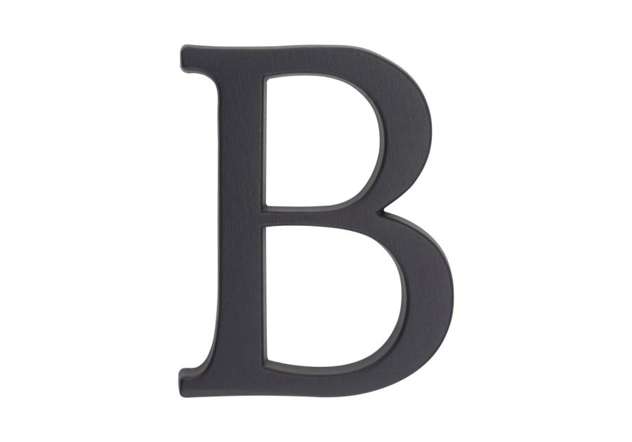 Zdjęcie: Litera aluminiowa "B" 105 mm grafit METRO