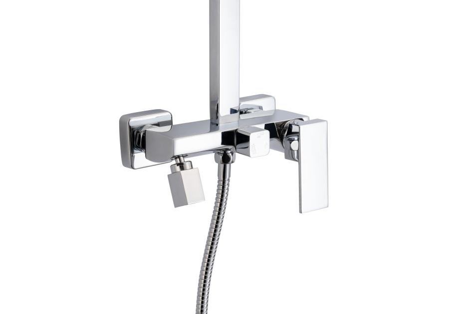 Zdjęcie: Deszczownia Paros z baterią natryskową, chrom INVENA