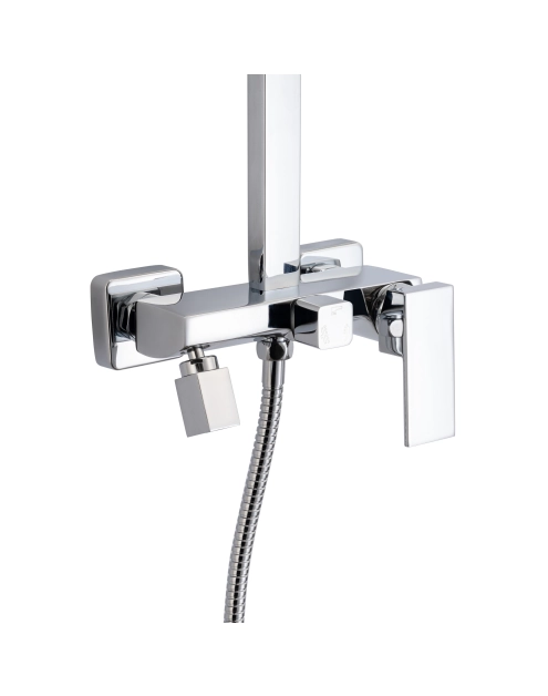 Zdjęcie: Deszczownia Paros z baterią natryskową, chrom INVENA