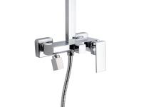 Zdjęcie: Deszczownia Paros z baterią natryskową, chrom INVENA
