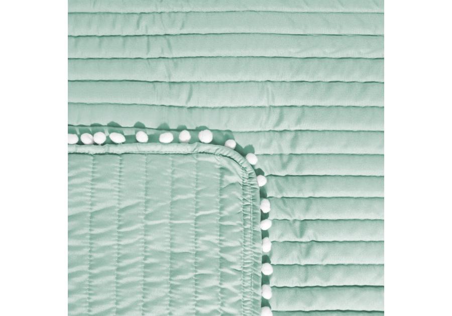 Zdjęcie: Narzuta Liza 170x210 cm miętowo-biala EUROFIRANY