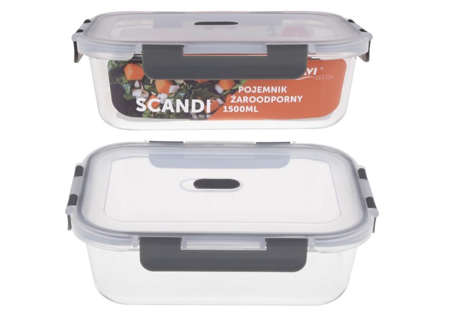 Zdjęcie: Pojemnik żaroodporny Scandi 1500 ml 71488 RAVI