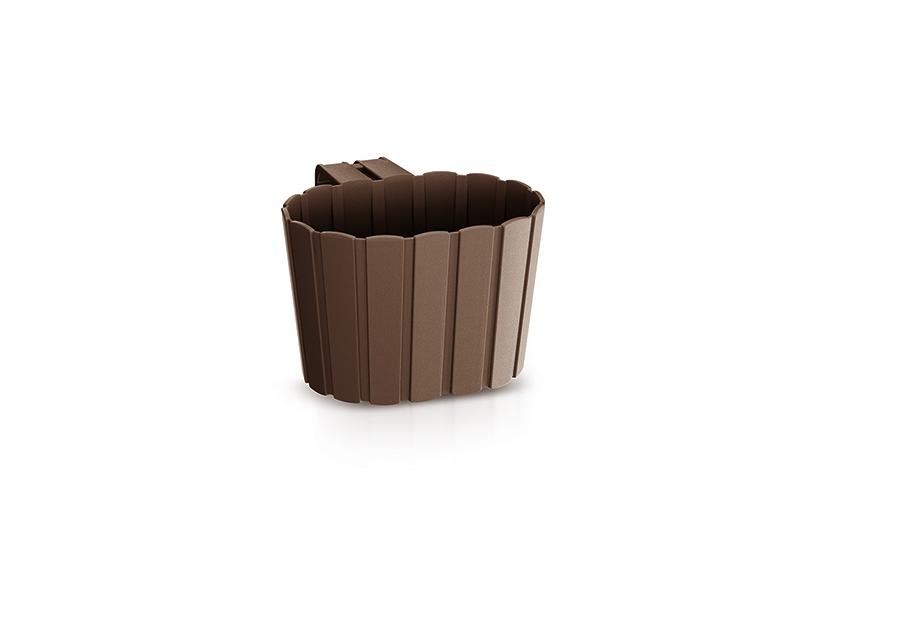 Zdjęcie: Doniczka Boardee brąz 194x212x130 mm PROSPERPLAST
