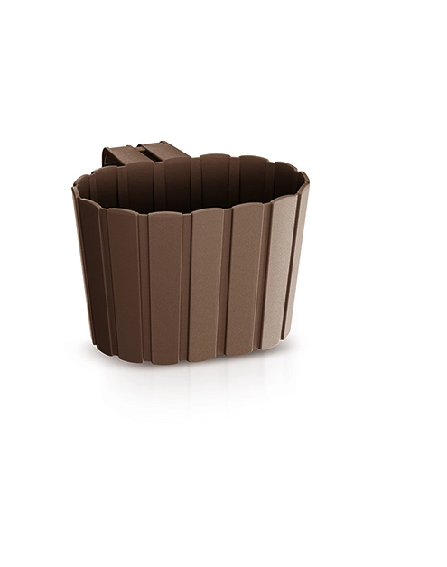 Zdjęcie: Doniczka Boardee brąz 194x212x130 mm PROSPERPLAST