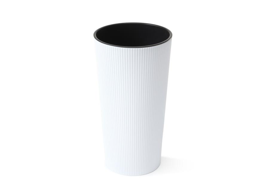 Zdjęcie: Donica Lilia 400 mm jumper, biały LAMELA