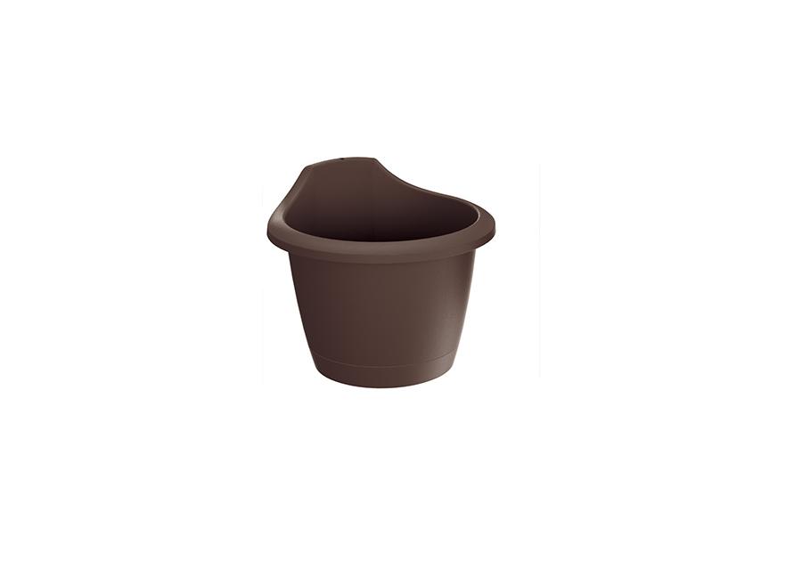 Zdjęcie: Doniczka Respana Wall brąz 24 cm PROSPERPLAST
