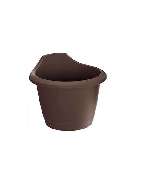 Zdjęcie: Doniczka Respana Wall brąz 24 cm PROSPERPLAST