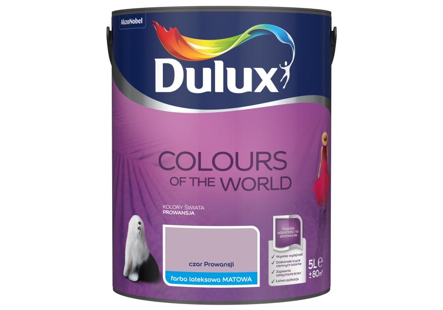 Zdjęcie: Farba do wnętrz Kolory Świata 5 L czar prowansji DULUX