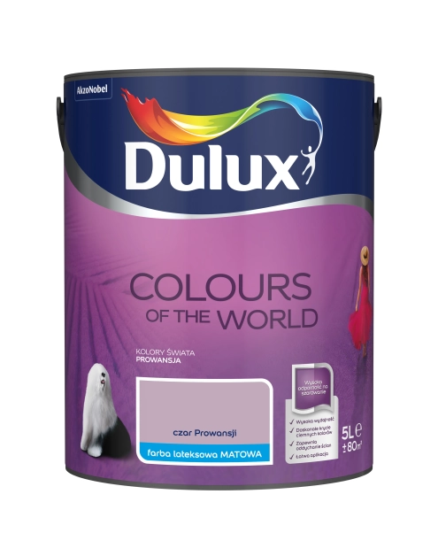 Zdjęcie: Farba do wnętrz Kolory Świata 5 L czar prowansji DULUX