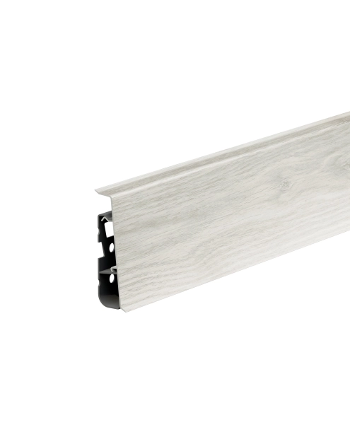 Zdjęcie: Listwa przypodłogowa PVC Hi Line Prestige 2,2x7,5 cm 2,50 m Dąb Nike Mat CEZAR