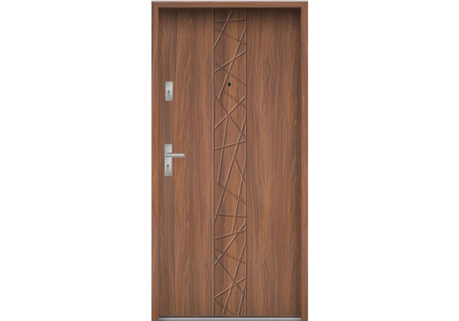 Zdjęcie: Drzwi wejściowe do mieszkań Bastion N-53 Akacja 90 cm prawe ODO KR CENTER