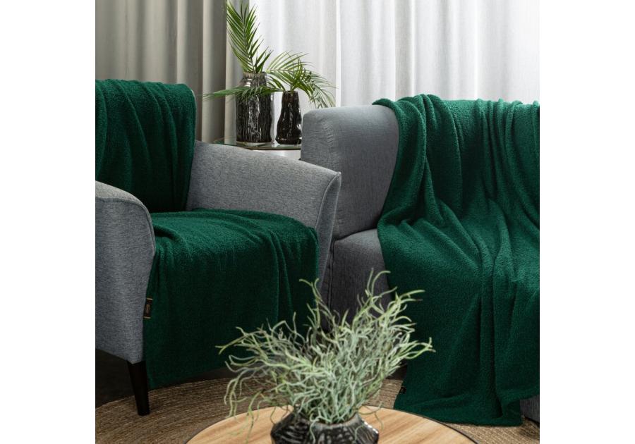 Zdjęcie: Koc ciemnozielony 150 x 200 cm Bukla EUROFIRANY