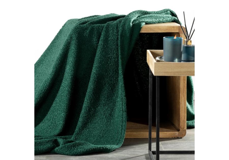 Zdjęcie: Koc ciemnozielony 150 x 200 cm Bukla EUROFIRANY
