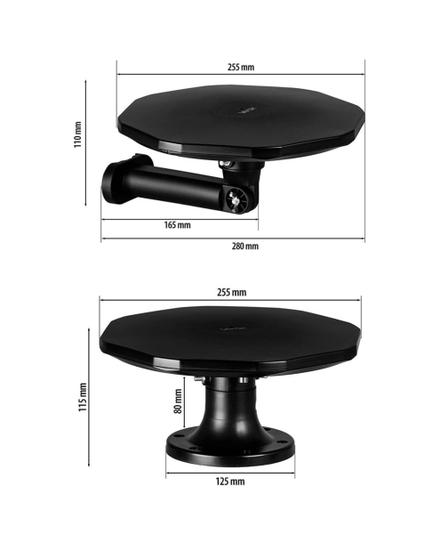 Zdjęcie: Antena dookólna DVB-T/T2 z podstawką magnetyczną VA0126 VAYOX