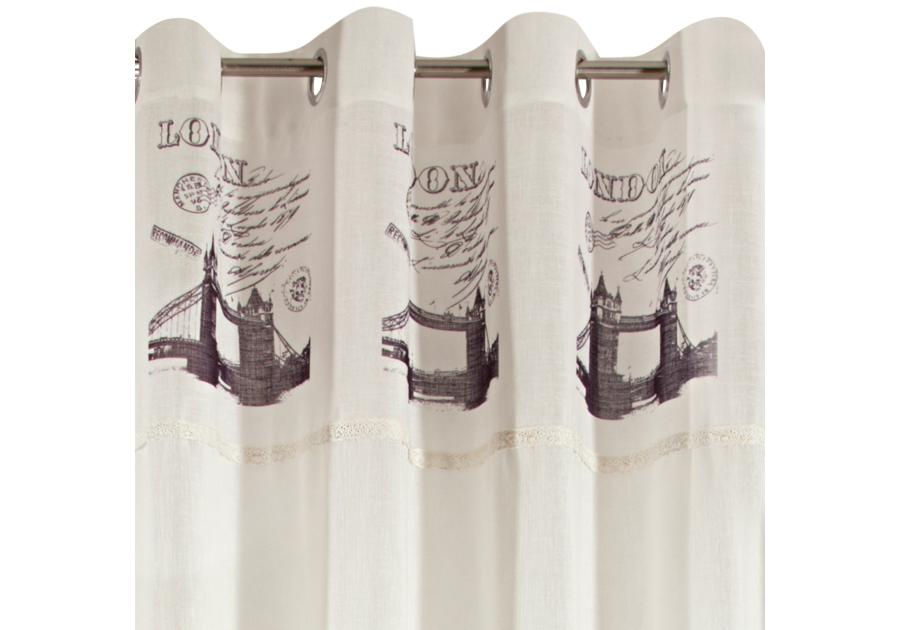 Zdjęcie: Zasłona City 2, 140x250 cm na przelotkach EUROFIRANY