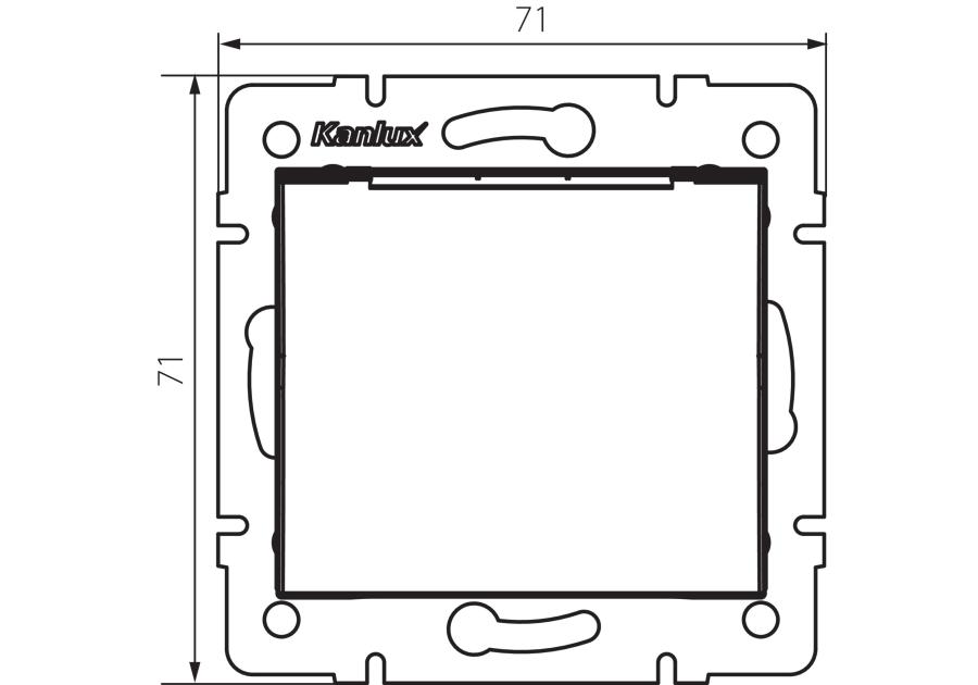 Zdjęcie: Gniazdo zasilające francuskie IP44 Logi 02-1561-142 MOWION