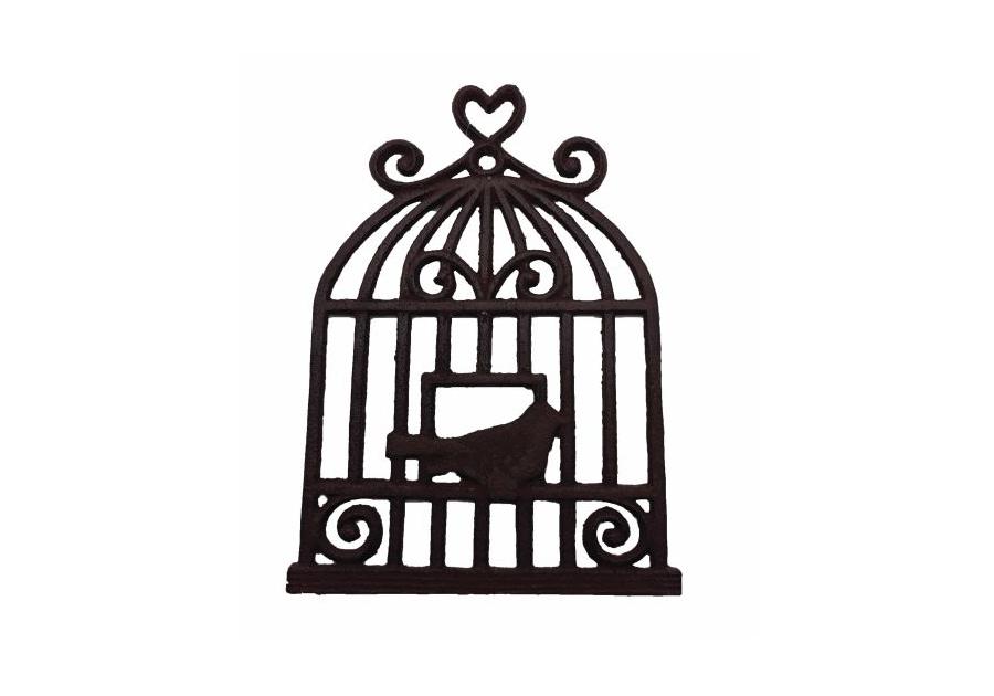 Zdjęcie: Dekoracja klatka metalowa 28,8x20,5 cm DIRECT HG