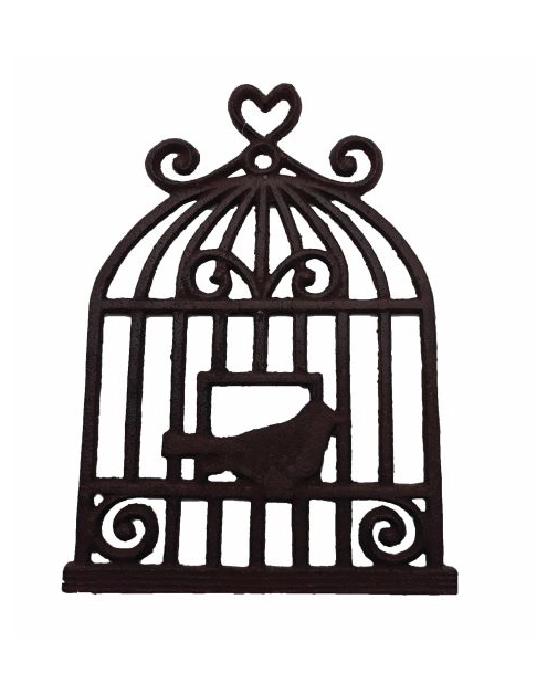 Zdjęcie: Dekoracja klatka metalowa 28,8x20,5 cm DIRECT HG