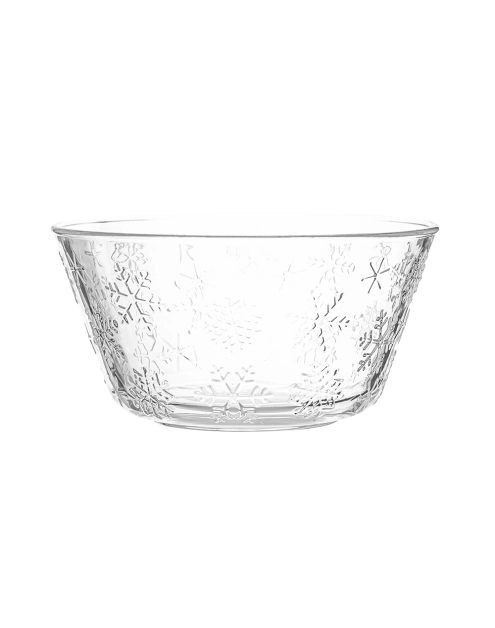 Zdjęcie: Salaterka szklana średnica 13 cm dekoracja śnieżynki ALTOM DESIGN