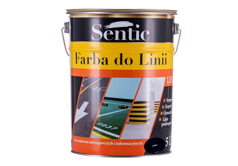 Zdjęcie: Farba do linii 5 L czarna SENTIC