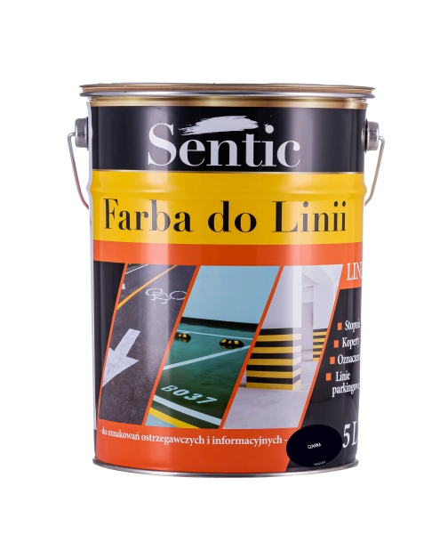 Zdjęcie: Farba do linii 5 L czarna SENTIC