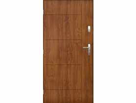 Drzwi zewnętrzne detroit złoty dąb 90l kpl PANTOR