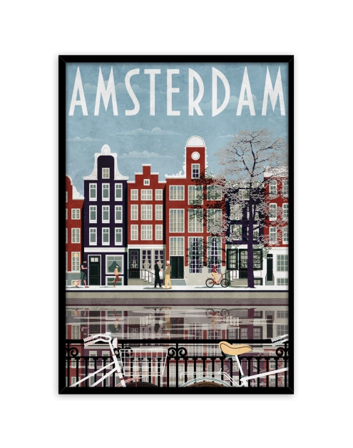 Zdjęcie: Plakat Framepic 50x70 cm Fp024 Amsterdam STYLER