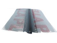 Zdjęcie: Listwa do boniowania PVC z siatką BP11 H1S L300 szary jasny BELLA PLAST