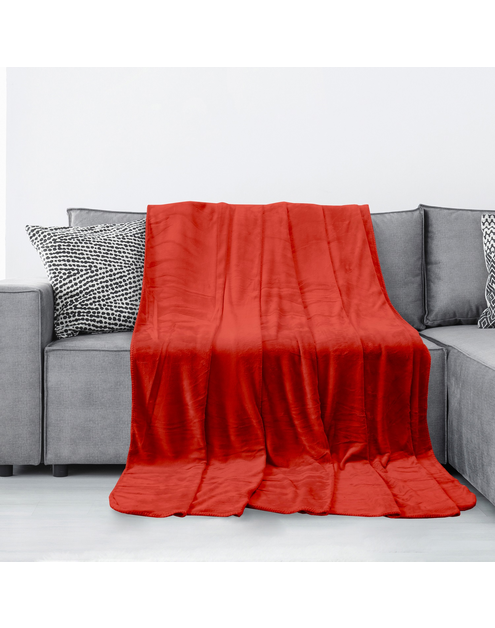 Zdjęcie: Koc Tyler red 170x210 cm AMELIA HOME