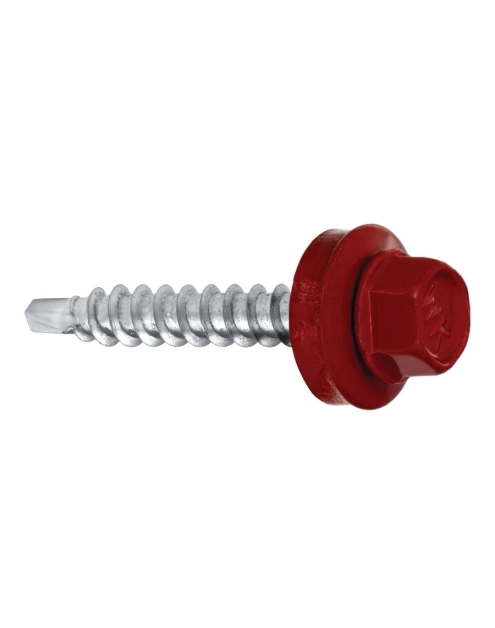Zdjęcie: Wkręty do blachy farmery wiśniowe 4,8x25 mm  -250 szt. WKRĘT-MET