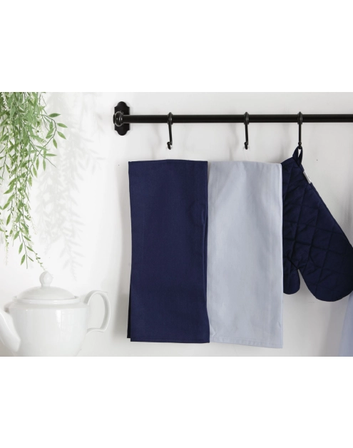 Zdjęcie: Ściereczka kuchenna Monokolor 45x70 cm bawełna granatowa ALTOMDESIGN