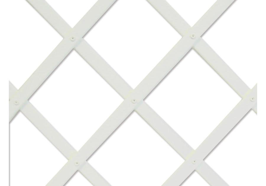 Zdjęcie: Kratka ogrodowa rozsuwana Trelliflex 1 x 2 m, biały NORTENE
