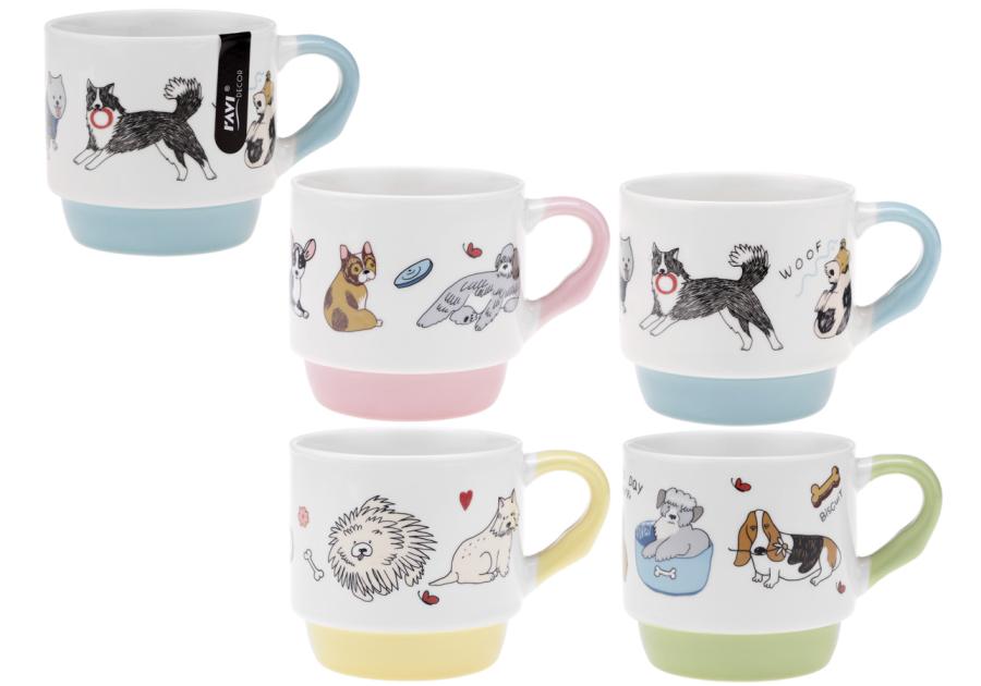 Zdjęcie: Kubek Animals 300 ml z porcelany New Bone 91400 RAVI