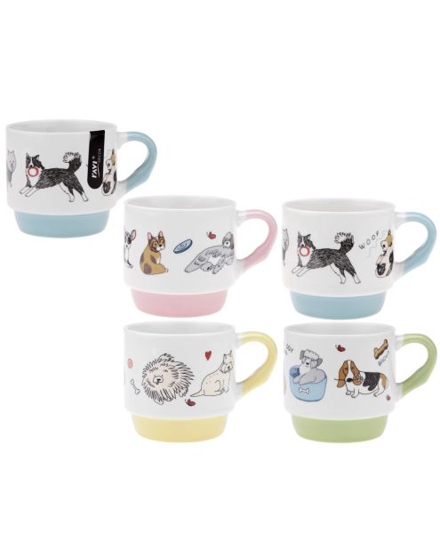 Zdjęcie: Kubek Animals 300 ml z porcelany New Bone 91400 RAVI