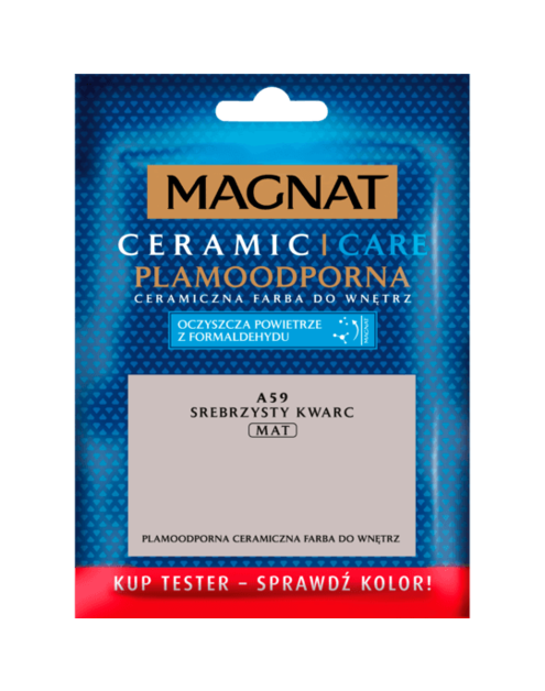 Zdjęcie: Tester farba ceramiczna srebrzysty kwarc 30 ml MAGNAT CARE