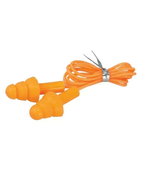 Zdjęcie: Wkładki przeciwhałasowe silikonowe ze sznurkiem SNR 27 dB 1 para DEDRA