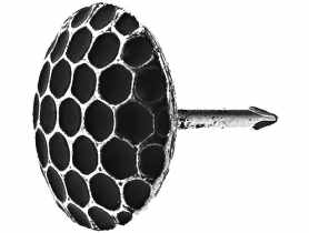 Gwoździe tapicerskie 15 mm, 30 sztuk, patynowane  HSI