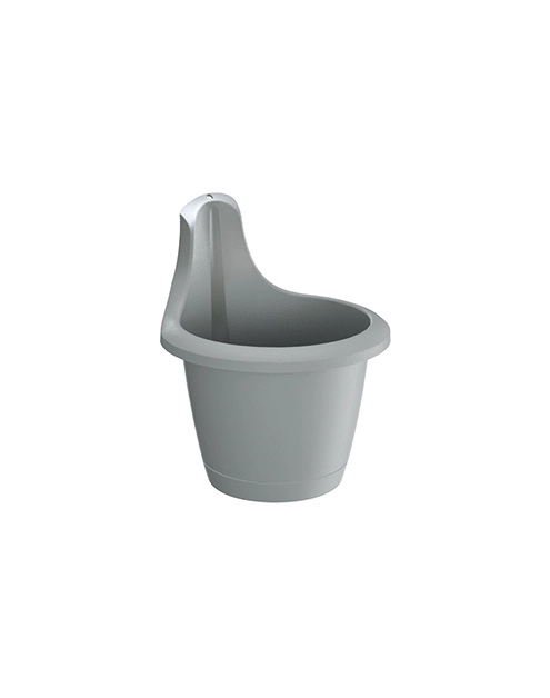 Zdjęcie: Doniczka Respana Hook szary kamienny 20 cm PROSPERPLAST