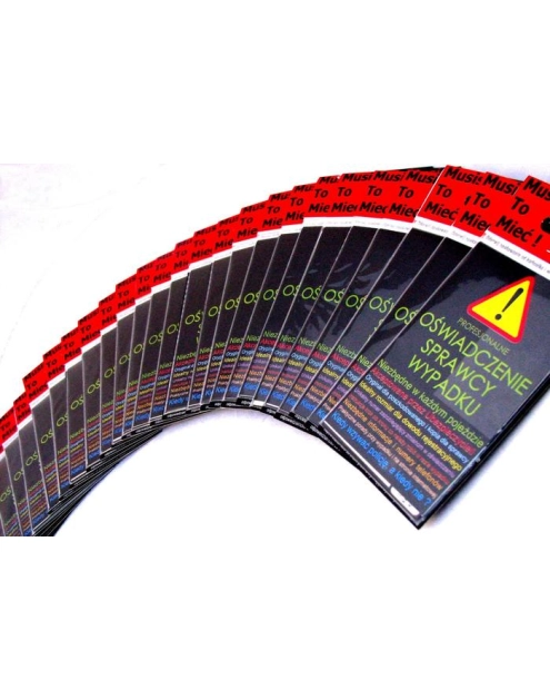 Zdjęcie: Oświadczenie sprawcy wypadku gotowy druk BOTTARI