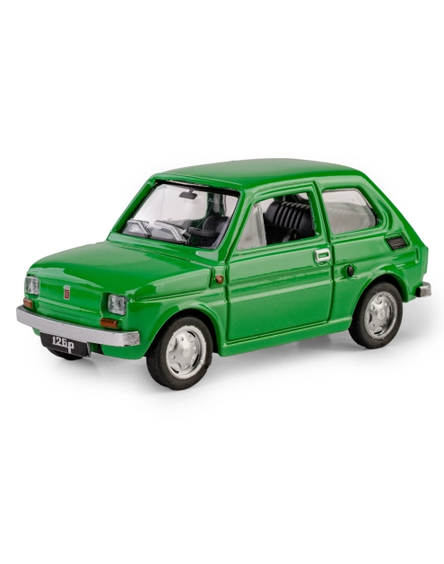 Zdjęcie: Model metalowy Prl Fiat 126P zielony DAFFI