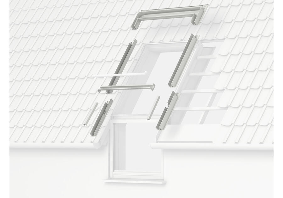 Zdjęcie: Kołnierz do okien kolankowych EFW 0012 profilowany, 94x118 cm VELUX