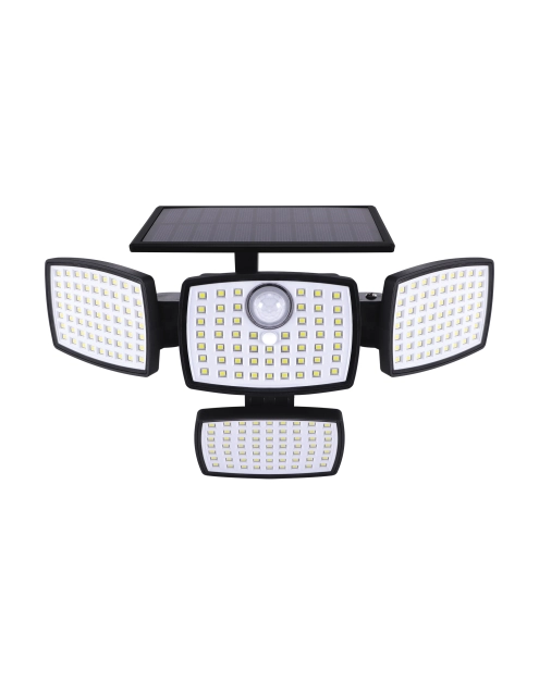 Zdjęcie: Naświetlacz solarny SMD Led z czujnikiem ruchu Borut 10 W NW czarny STRUHM