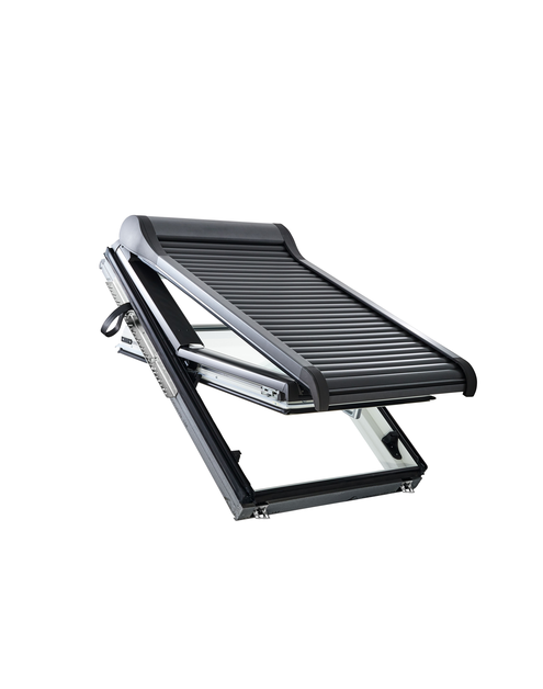 Zdjęcie: Roleta zewnętrzna do okien Designo R6/R8, 074/118, elektryczna z pilotem ROTO