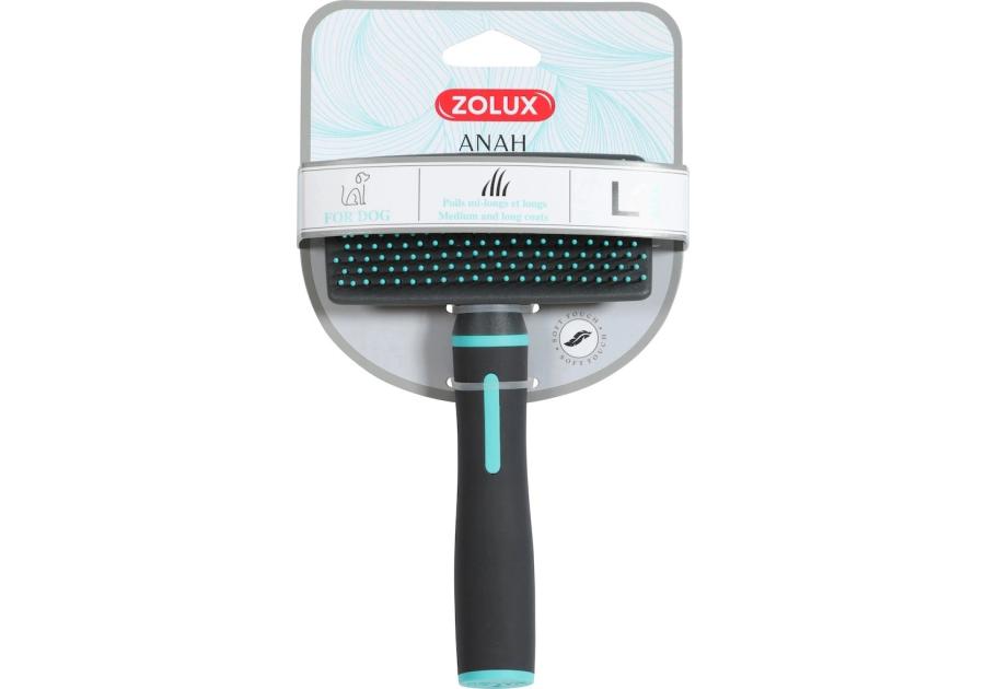 Zdjęcie: Szczotka dla psa miękka ANAH L 18 cm ZOLUX