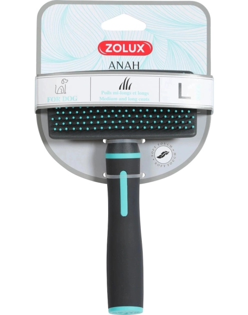 Zdjęcie: Szczotka dla psa miękka ANAH L 18 cm ZOLUX