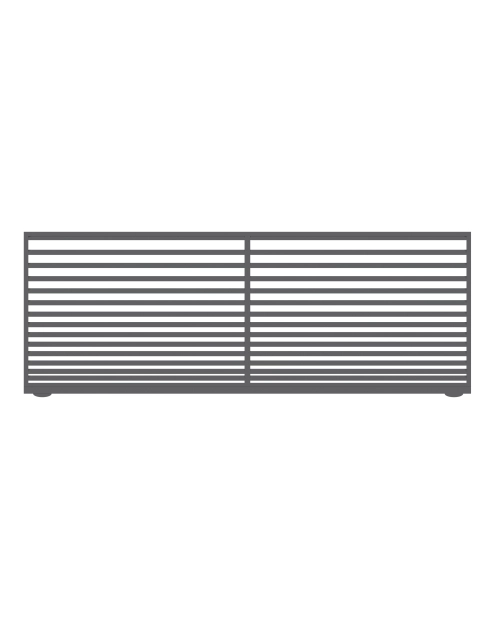 Zdjęcie: Brama przesuwna bez przeciwagi Bona 4x1,5 m stal ocynk+ral7016 struktura prawa POLBRAM