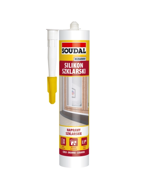 Zdjęcie: Silikon szklarski 280 ml bezbarwny SOUDAL