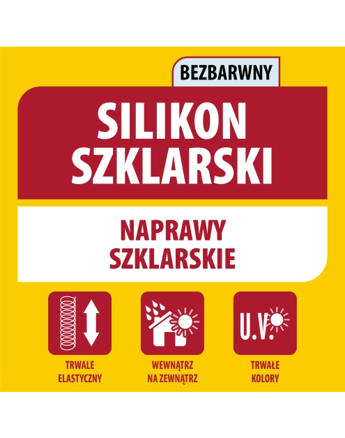 Zdjęcie: Silikon szklarski 280 ml bezbarwny SOUDAL